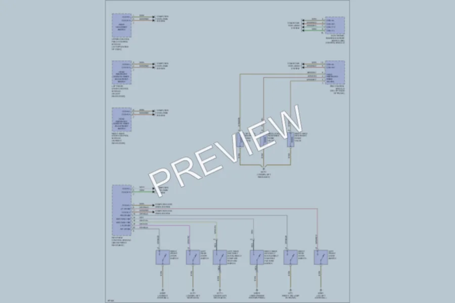 2002 MercedesBenz S430 Power Seats wiring diagram preview