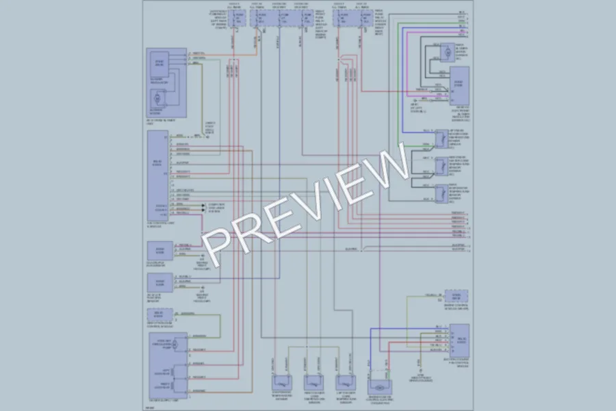 2002 MercedesBenz S500 Air Conditioning wiring diagram preview