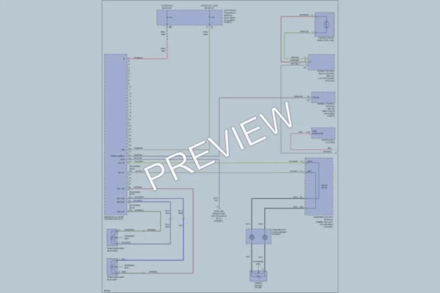 2002 MercedesBenz S500 Supplemental Restraints wiring diagram preview