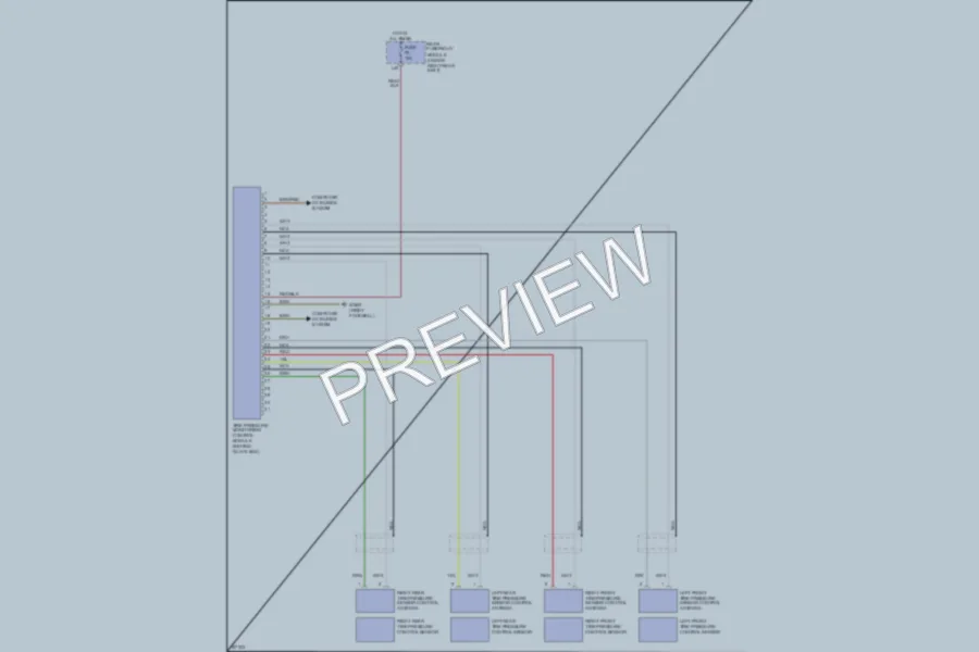 2002 MercedesBenz S500 Warning Systems wiring diagram preview