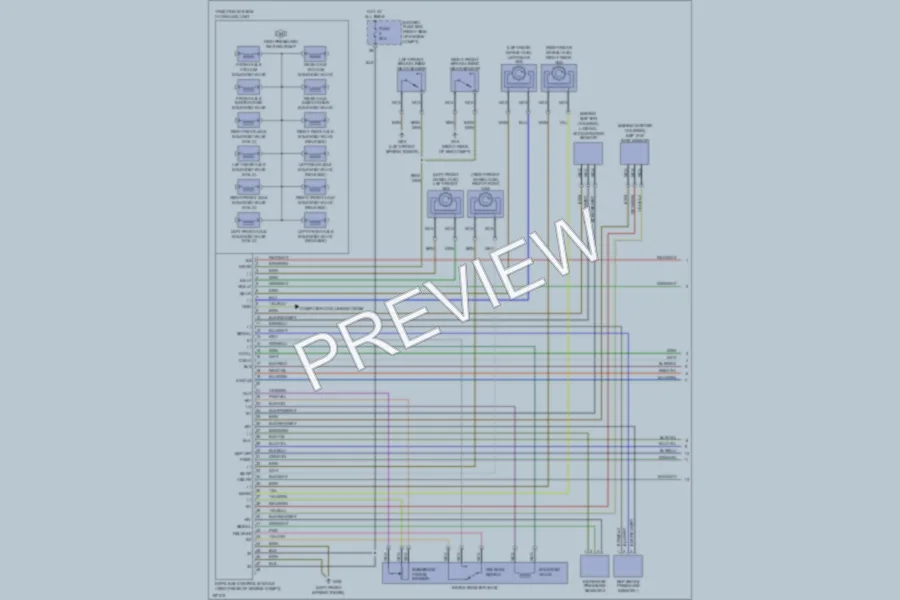 2002 MercedesBenz SLK230 Anti Lock Brakes wiring diagram preview