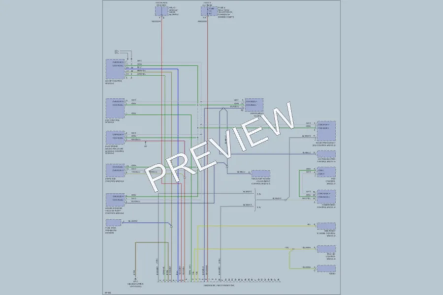 2002 MercedesBenz SLK230 Computer Data Lines wiring diagram preview