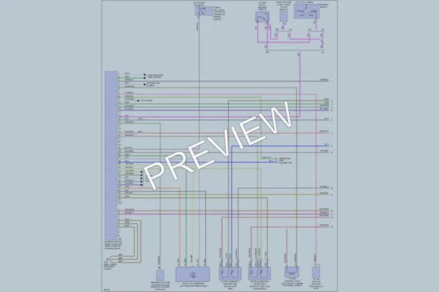 2002 MercedesBenz SLK230 Engine Performance wiring diagram preview