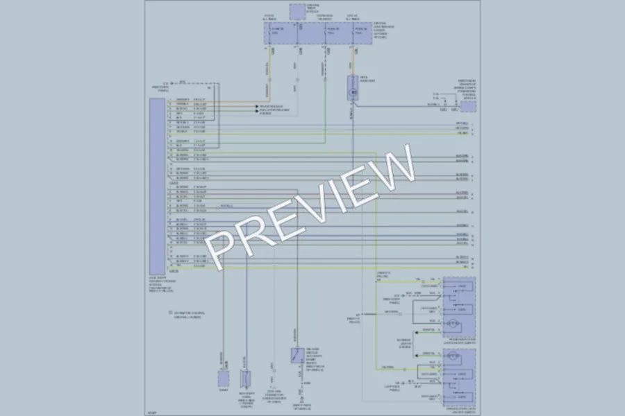 2002 Mercury Cougar Anti Theft wiring diagram preview