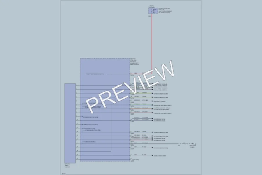 2002 Mercury Cougar Body Control Modules wiring diagram preview