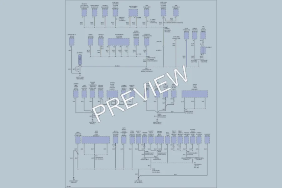 2002 Mercury Cougar Ground Distribution wiring diagram preview