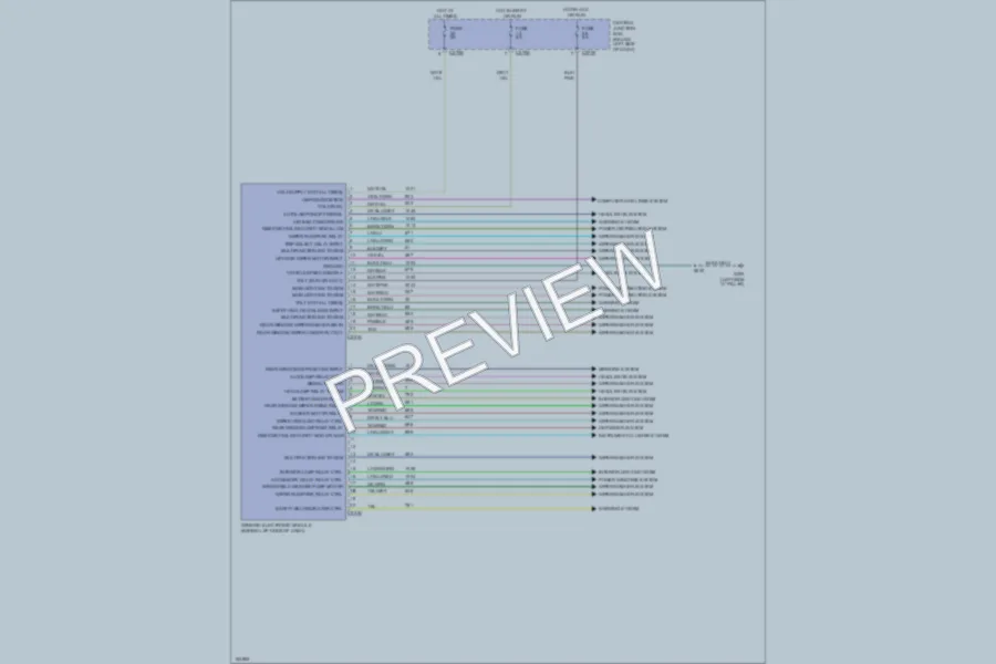 2002 Mercury Mountaineer Body Control Modules wiring diagram preview