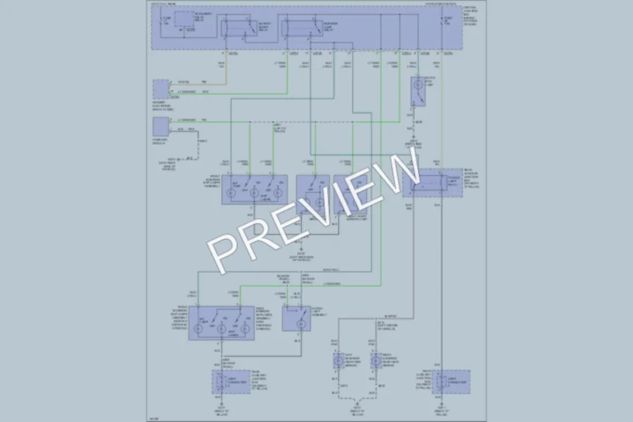 2002 Mercury Mountaineer Interior Lights wiring diagram preview