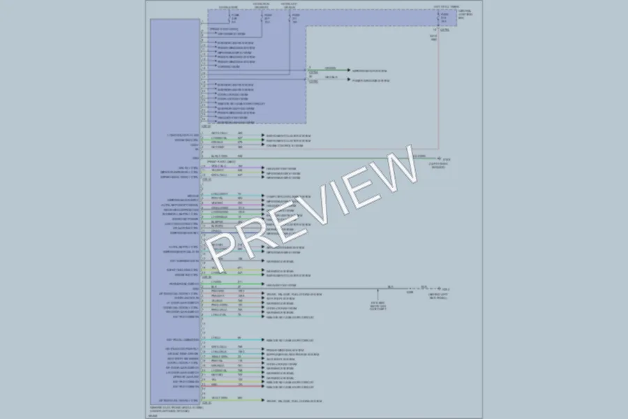 2002 Mercury Sable Body Control Modules wiring diagram preview