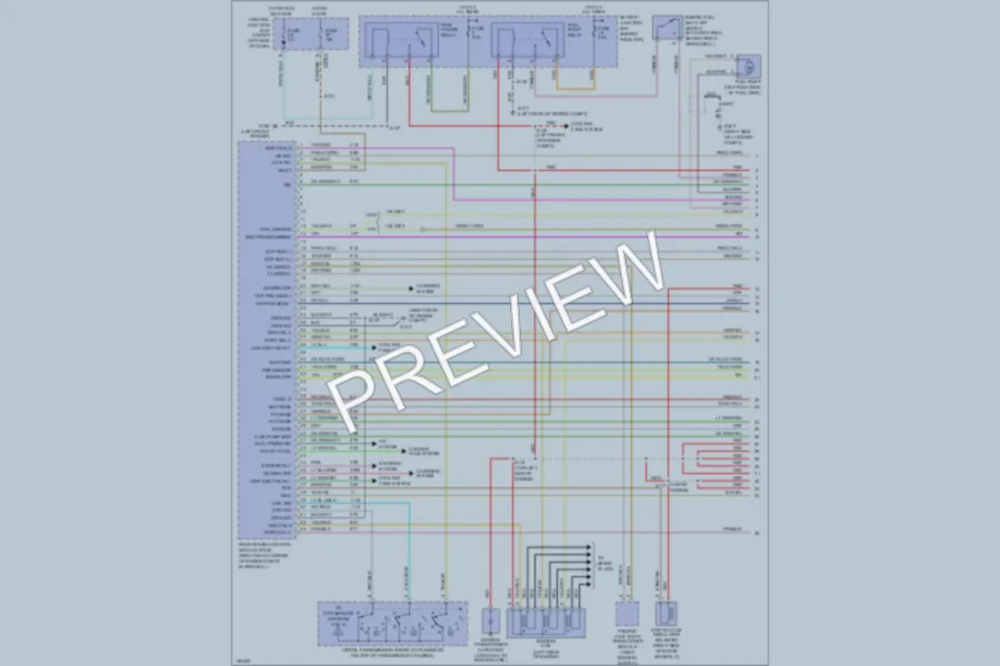 2002 Mercury Sable Engine Performance wiring diagram preview