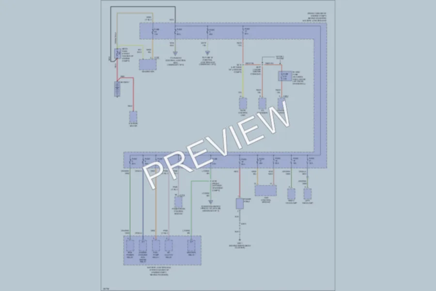 2002 Mercury Sable Power Distribution wiring diagram preview