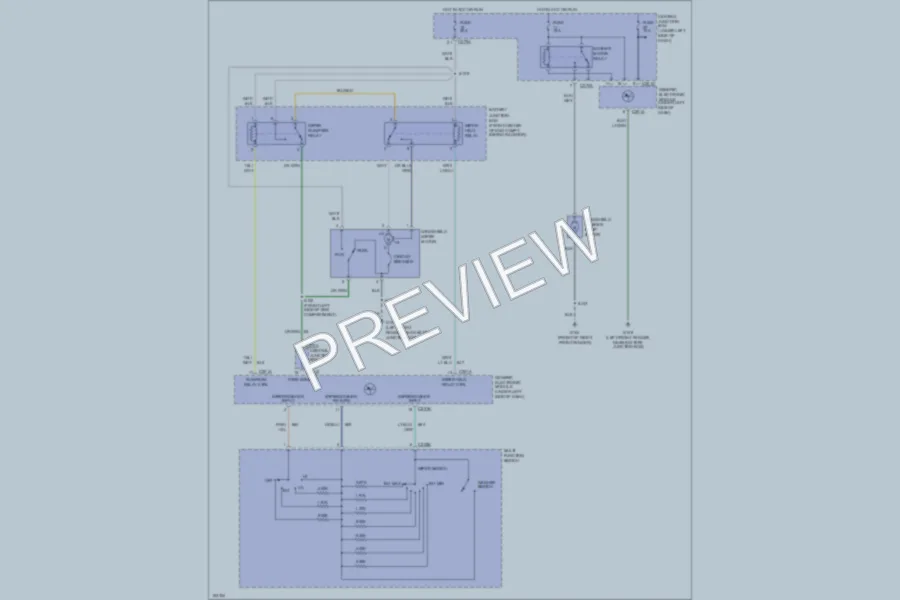 2002 Mercury Sable Wiper Washer wiring diagram preview