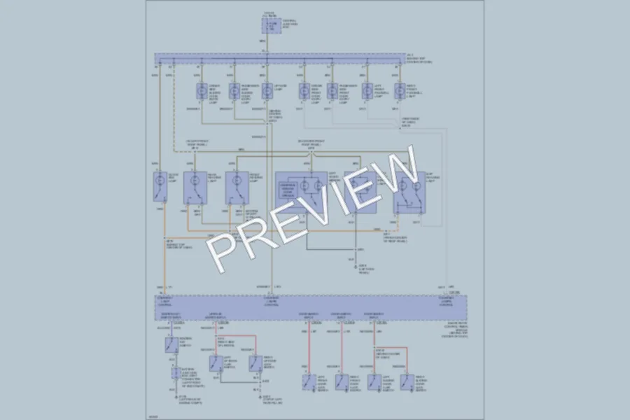 2002 Mercury Villager Interior Lights wiring diagram preview