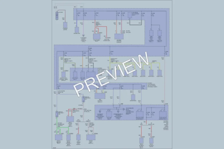 2002 Mercury Villager Power Distribution wiring diagram preview