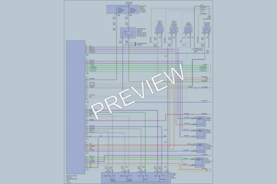 2002 Mitsubishi Diamante Memory Systems wiring diagram preview