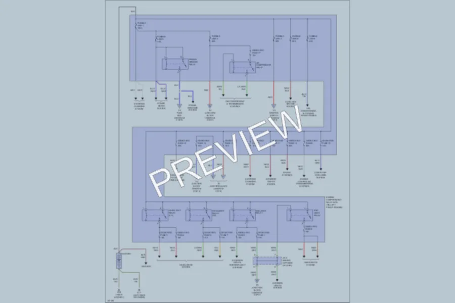2002 Mitsubishi Diamante Power Distribution wiring diagram preview