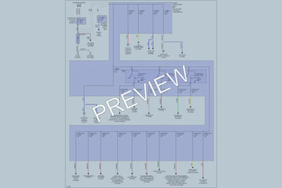 2002 Mitsubishi Eclipse Power Distribution wiring diagram preview