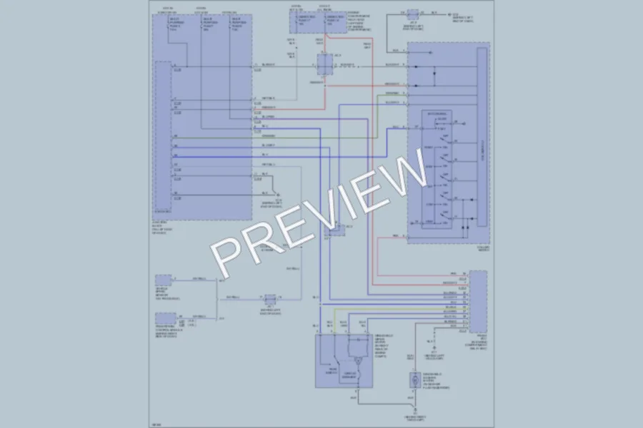 2002 Mitsubishi Eclipse Wiper Washer wiring diagram preview