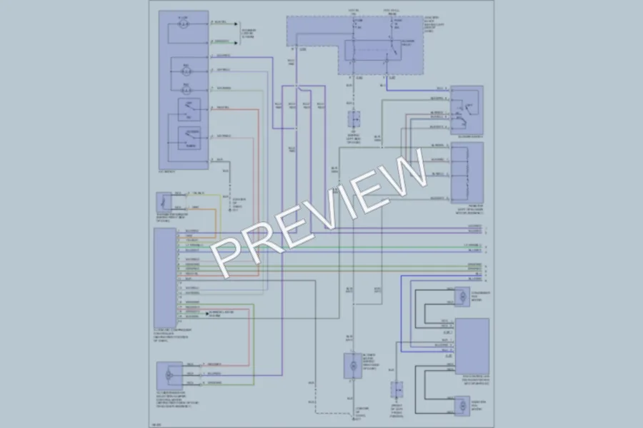 2002 Mitsubishi Galant Air Conditioning wiring diagram preview