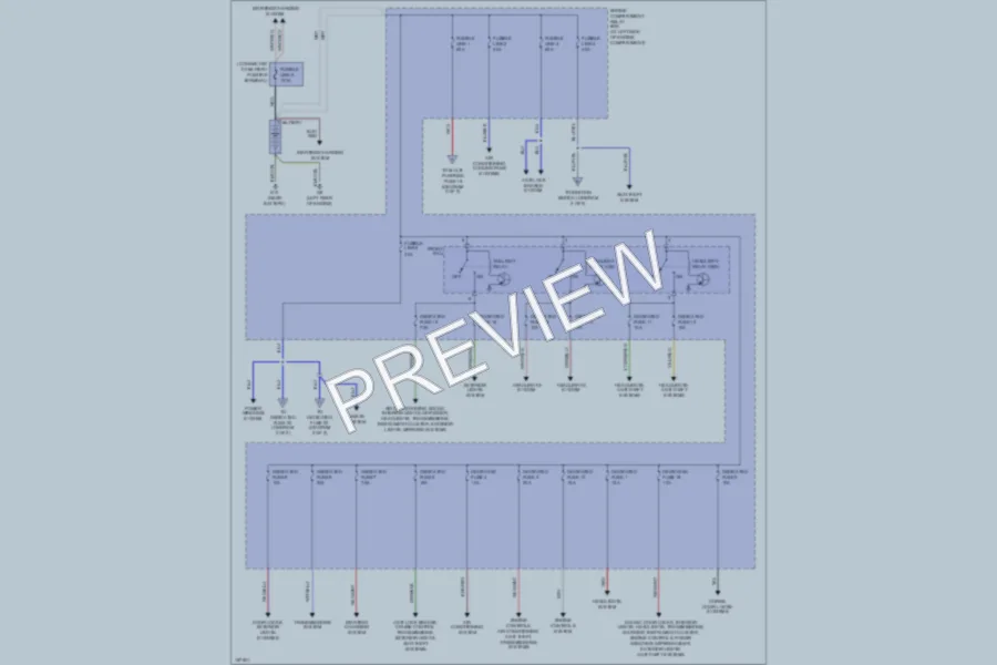 2002 Mitsubishi Galant Power Distribution wiring diagram preview