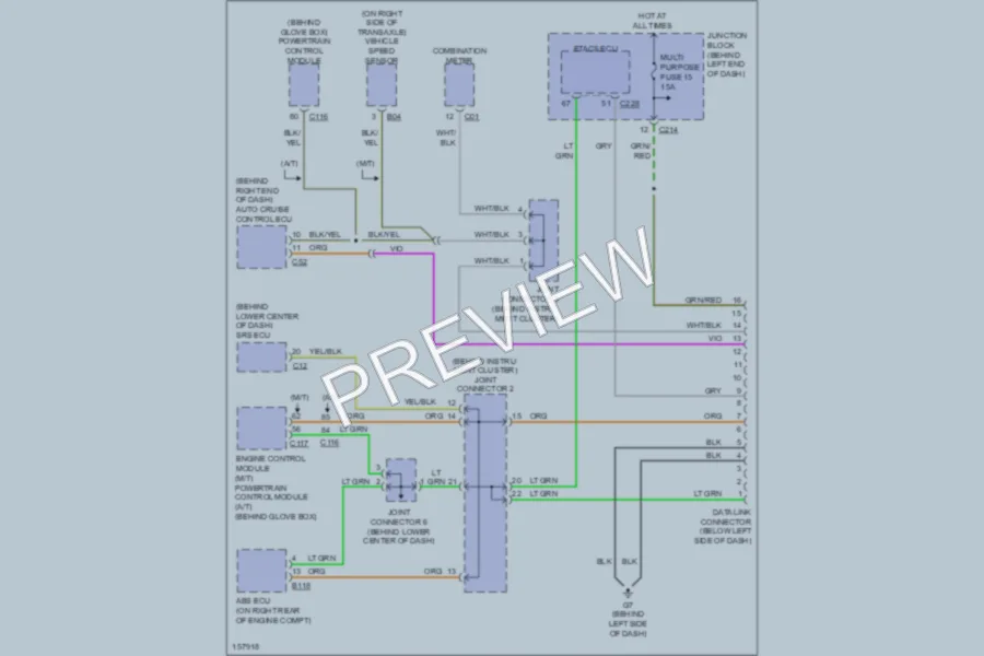 2002 Mitsubishi Lancer Computer Data Lines wiring diagram preview