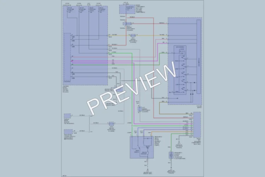 2002 Mitsubishi Lancer Wiper Washer wiring diagram preview