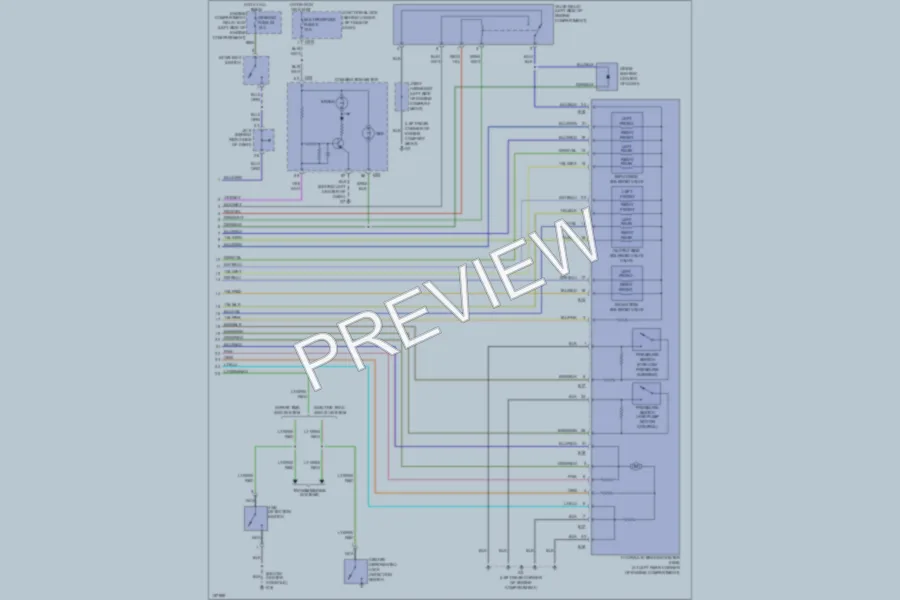 2002 Mitsubishi Montero Anti Lock Brakes wiring diagram preview
