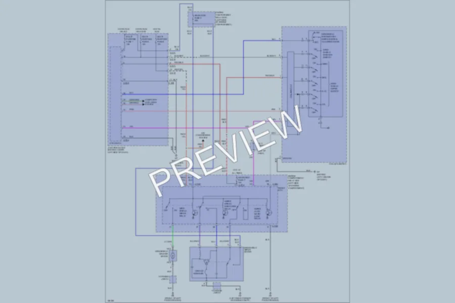 2002 Mitsubishi Montero Wiper Washer wiring diagram preview