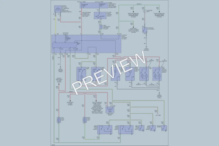 2002 Mitsubishi MonteroSport Interior Lights wiring diagram preview