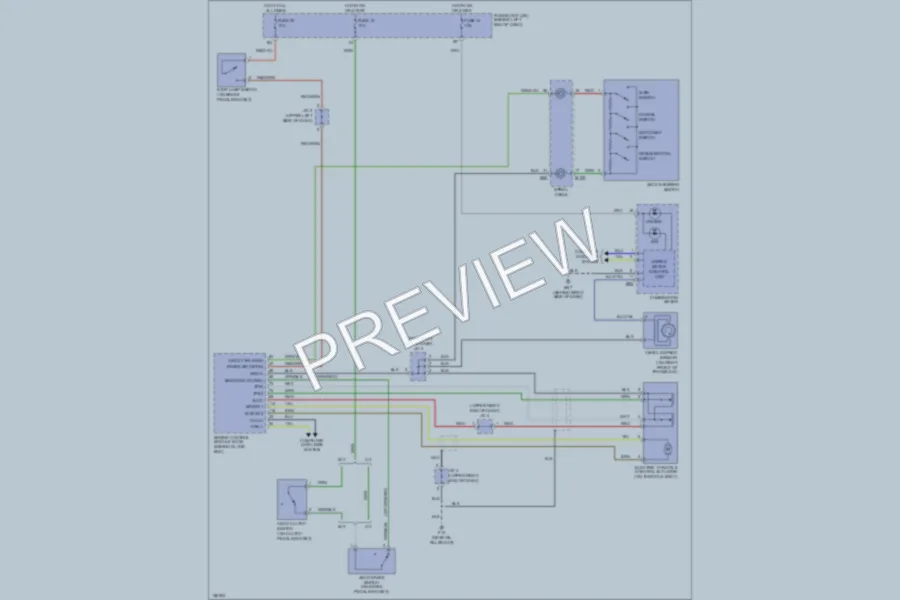 2002 Nissan Altima Cruise Control wiring diagram preview
