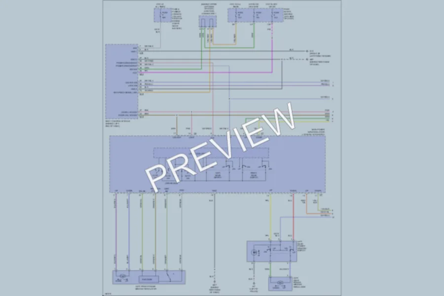 2002 Nissan Altima Power Windows wiring diagram preview