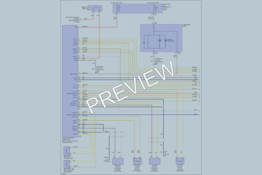 2002 Nissan Altima Supplemental Restraints wiring diagram preview