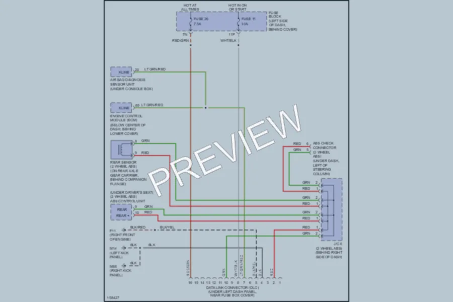 2002 Nissan Frontier Computer Data Lines wiring diagram preview