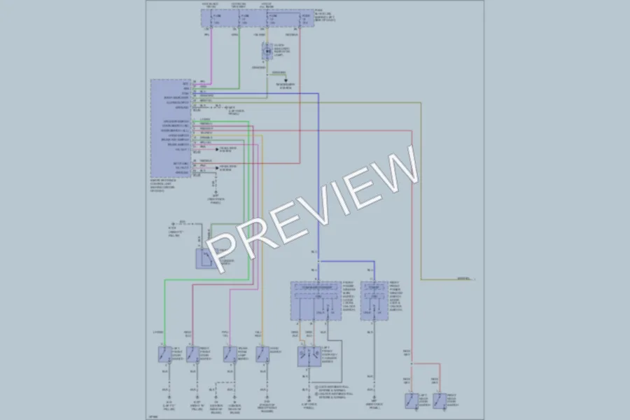 2002 Nissan Maxima Anti Theft wiring diagram preview