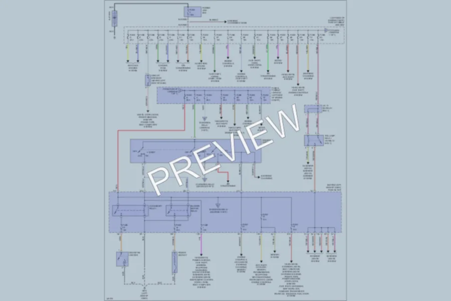 2002 Nissan Maxima Power Distribution wiring diagram preview
