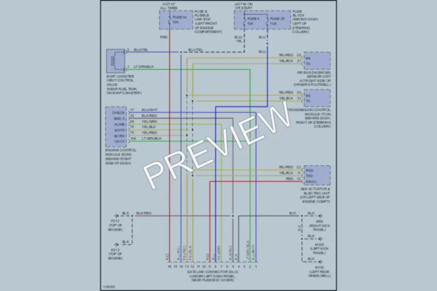 2002 Nissan Quest Computer Data Lines wiring diagram preview