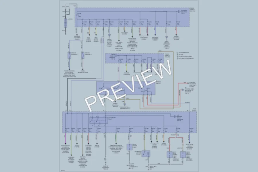 2002 Nissan Quest Power Distribution wiring diagram preview