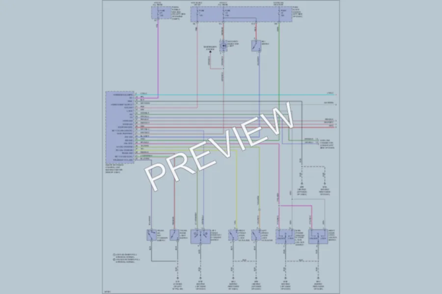 2002 Nissan Sentra Anti Theft wiring diagram preview