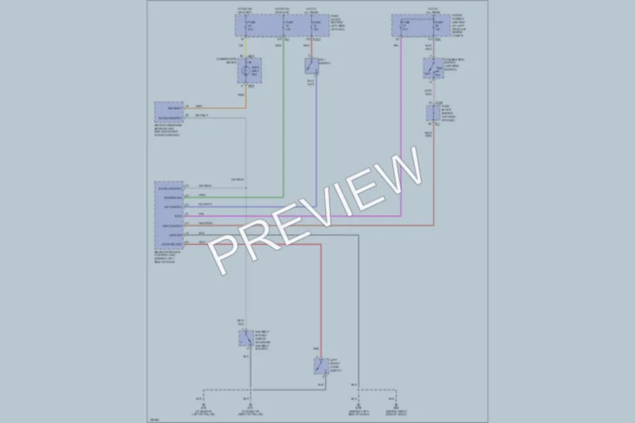 2002 Nissan Sentra Warning Systems wiring diagram preview