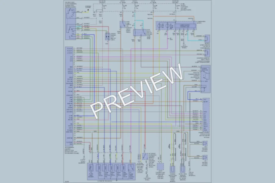 2002 Nissan Xterra Transmission wiring diagram preview