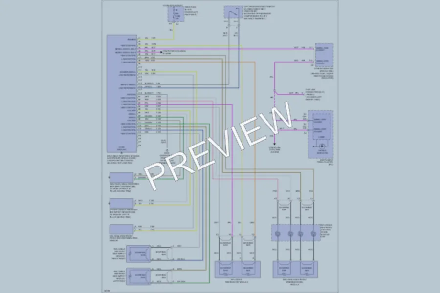2002 Oldsmobile Aurora Supplemental Restraints wiring diagram preview