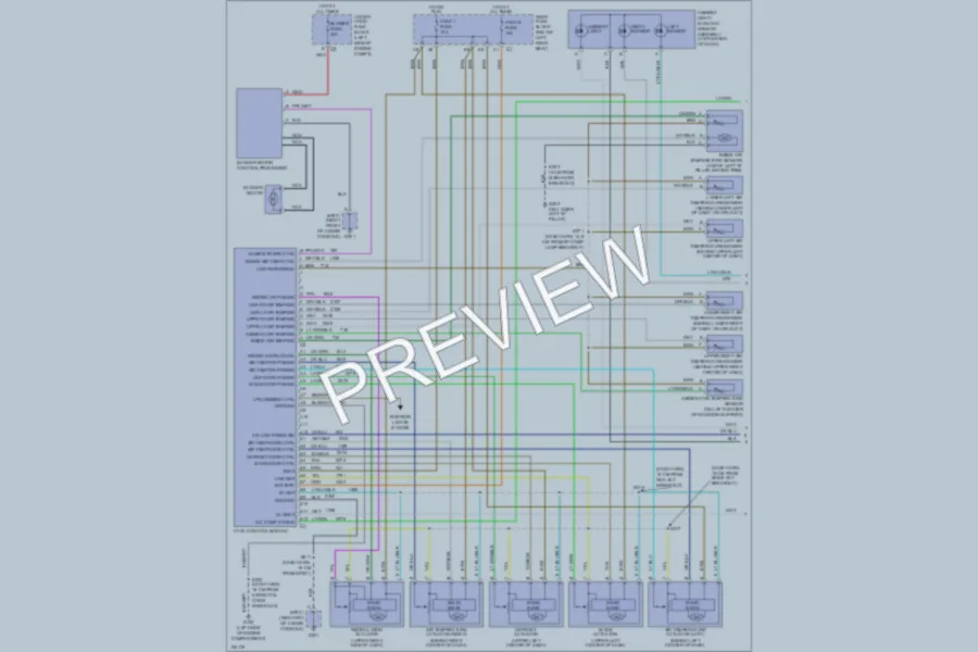 2002 Oldsmobile Bravada Air Conditioning wiring diagram preview