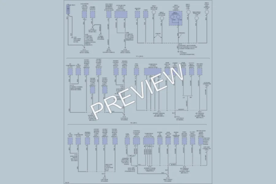 2002 Pontiac Firebird Ground Distribution wiring diagram preview