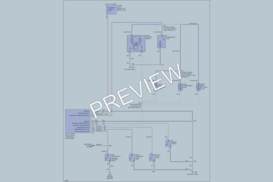 2002 Pontiac Firebird Interior Lights wiring diagram preview