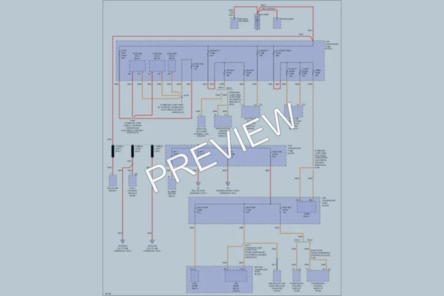 2002 Pontiac Firebird Power Distribution wiring diagram preview