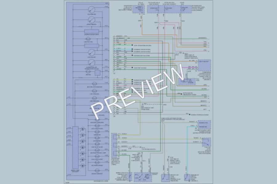2002 Pontiac GrandPrix Instrument Cluster wiring diagram preview