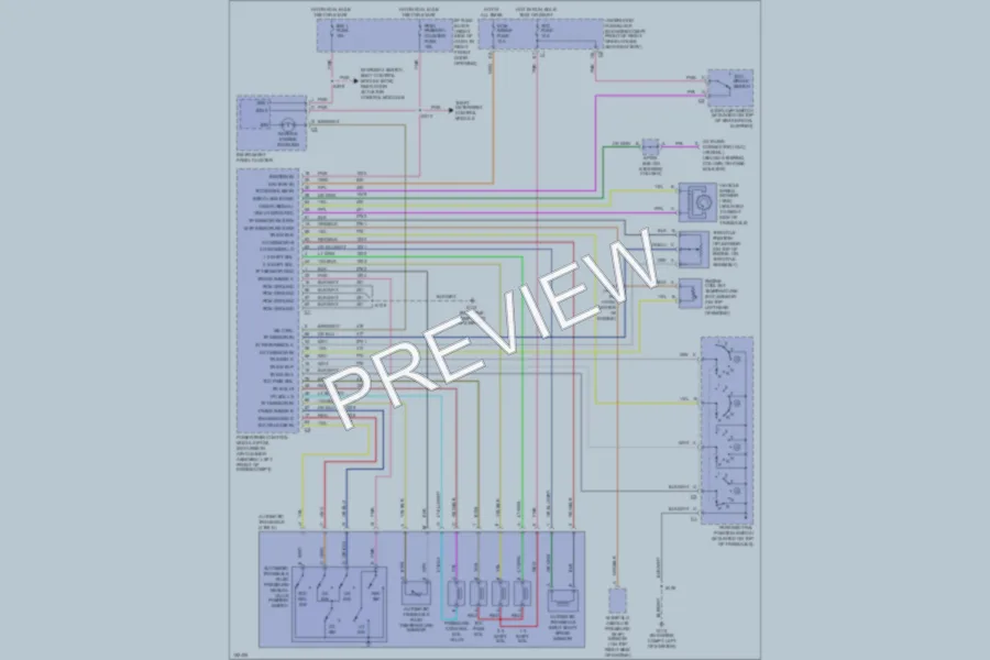 2002 Pontiac Montana Transmission wiring diagram preview