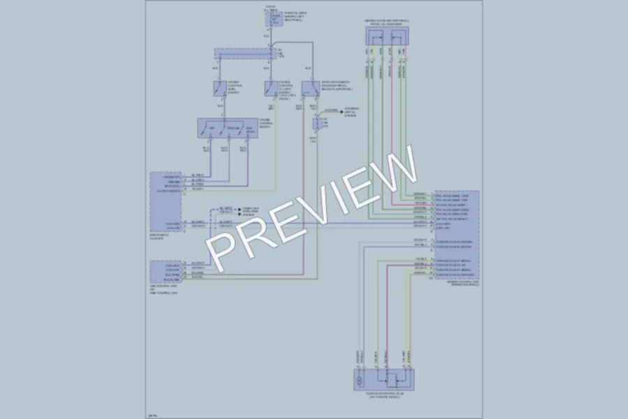 2002 Porsche 911 Cruise Control wiring diagram preview