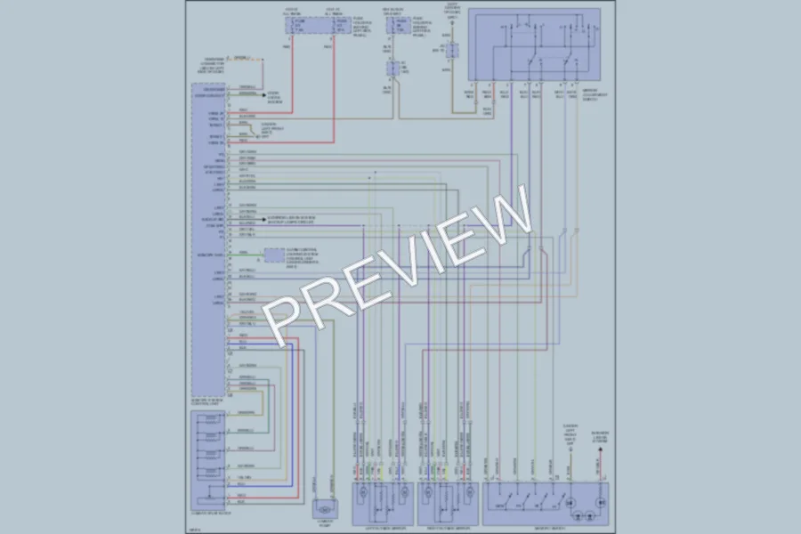 2002 Porsche 911 Memory Systems wiring diagram preview