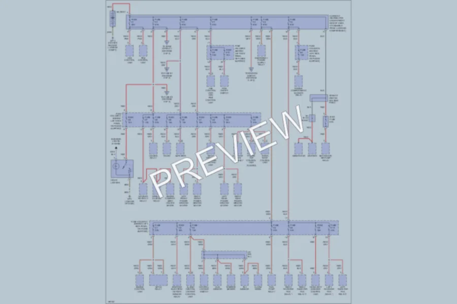 2002 Porsche 911 Power Distribution wiring diagram preview